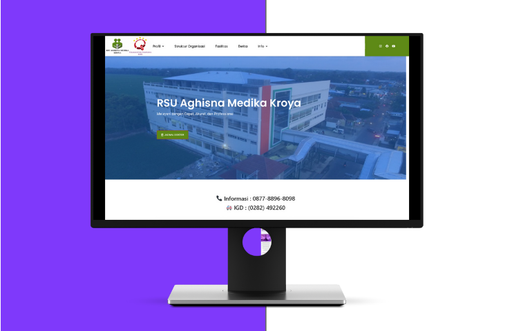 Contoh website klinik/RS